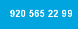 920 565 22 99